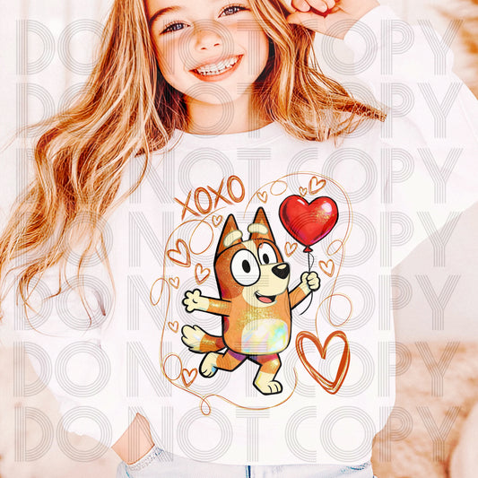 XOXO Bingo Valentine DTF Prints