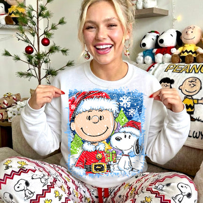 Christmas Charlie & Snoopy DTF Print