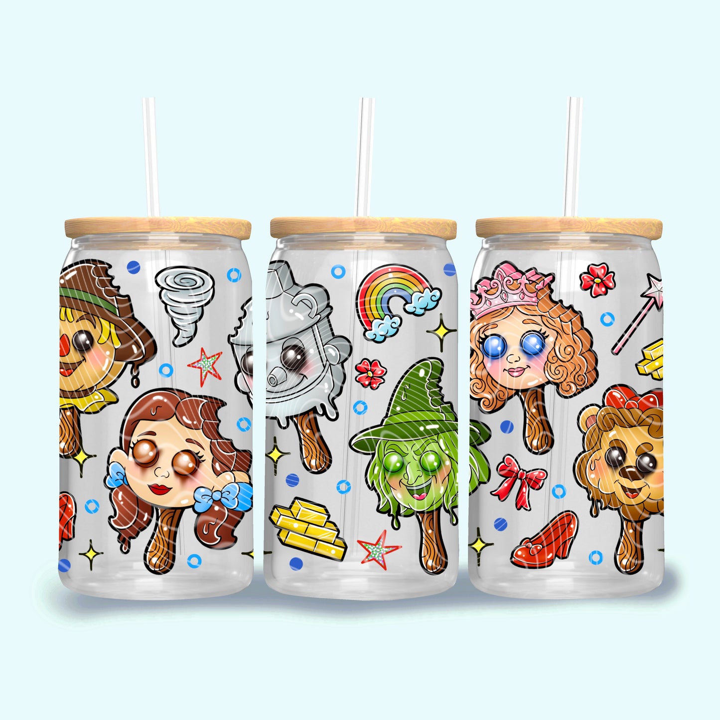 Wizard Of Oz Ice Cream 16 oz Glass Wrap