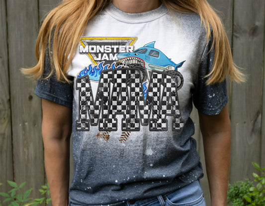 MJ Megalodon Mama (no Bows) Faux Embroidery DTF Prints