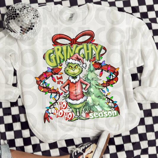 Grinchy But It’s HoHoHo Season DTF Prints