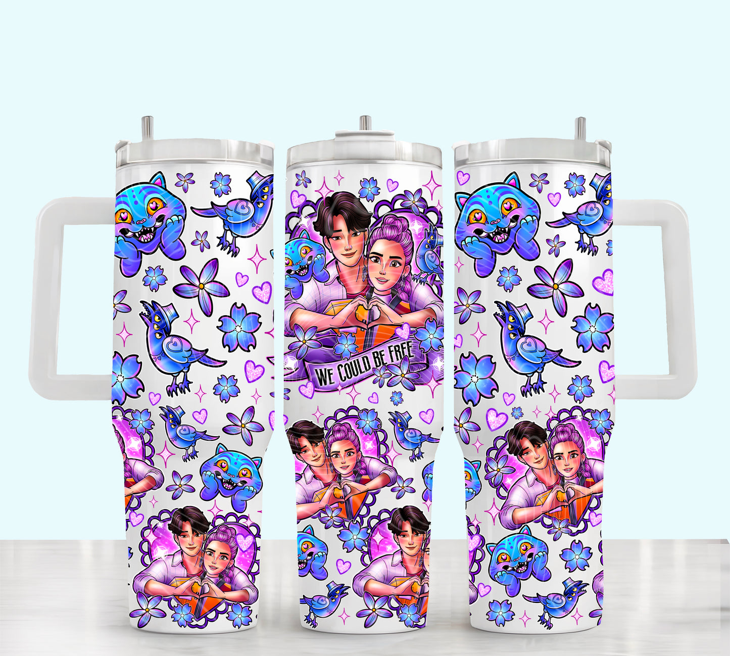 We Could Be Free 40 oz Tumbler Print