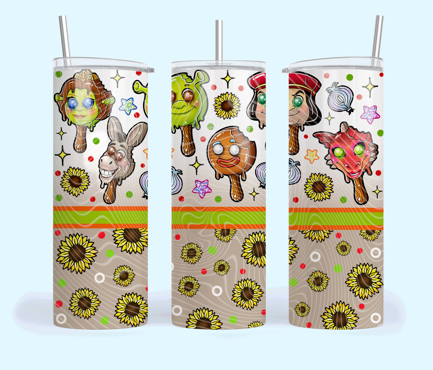 Shrek Ice Cream Tumbler Wrap