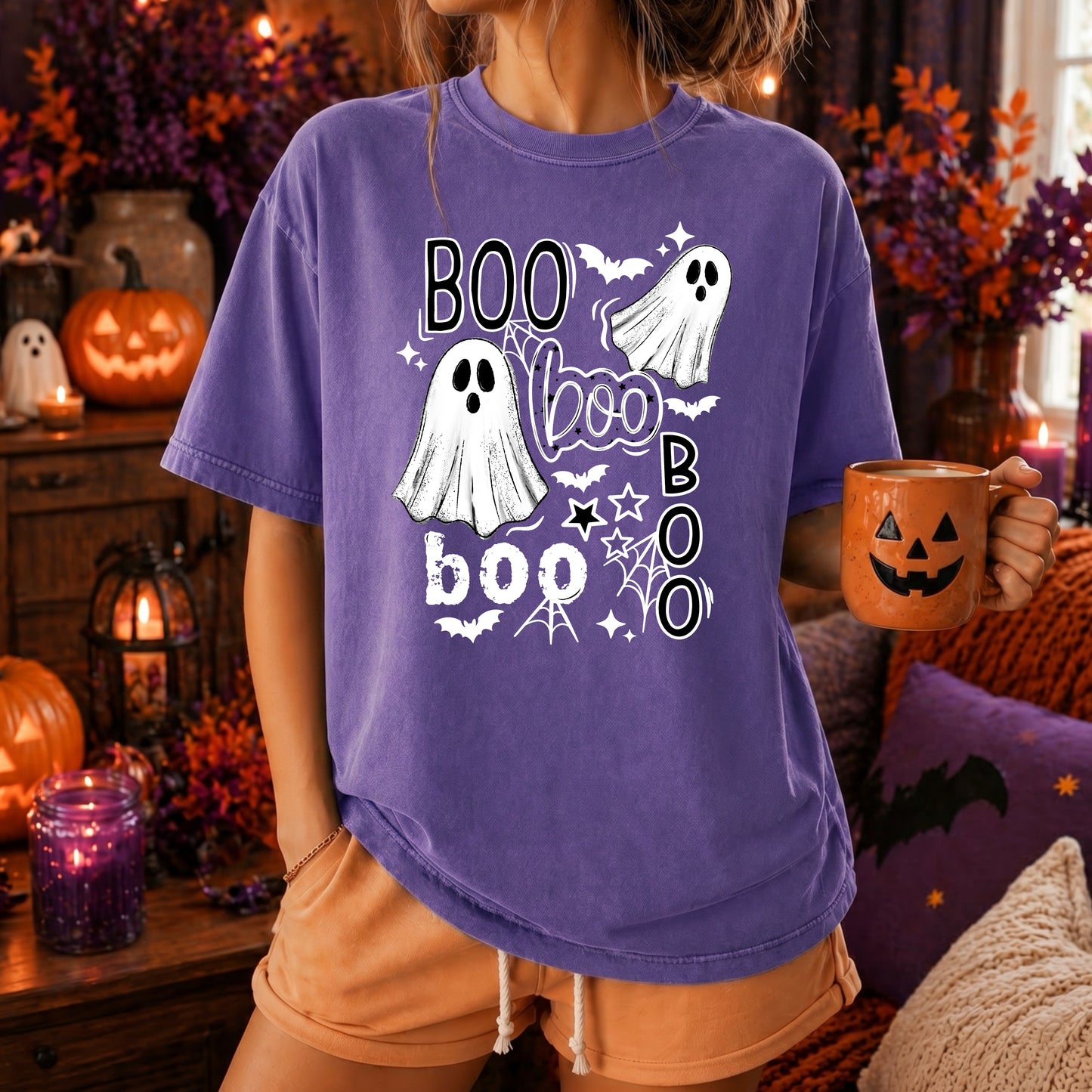 Boo Collage DTF Print
