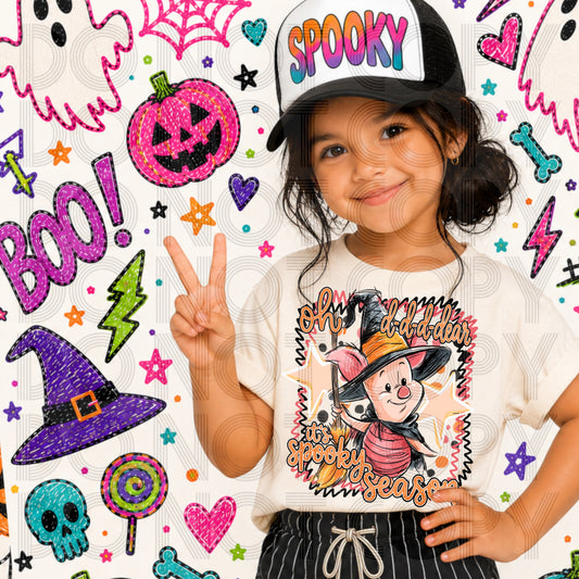 Oh D-D-Dear It’s Spooky Season DTF Print