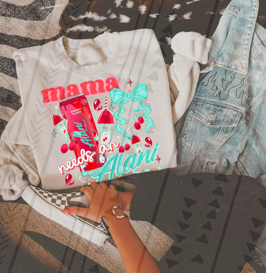 Mama Needs An Alani (Cherry Slush) DTF Prints