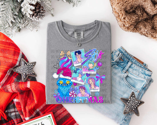 Saja Christmas Polaroid DTF Print