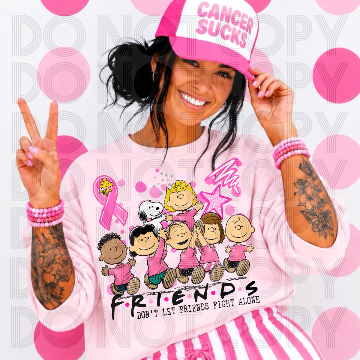 Friends Don’t Let Friends Fight Alone DTF Print