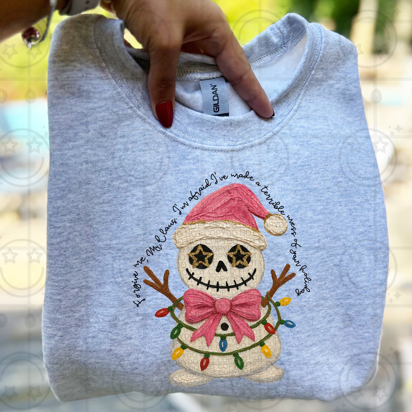 Jack Snowman (Realistic Paint) DTF Prints