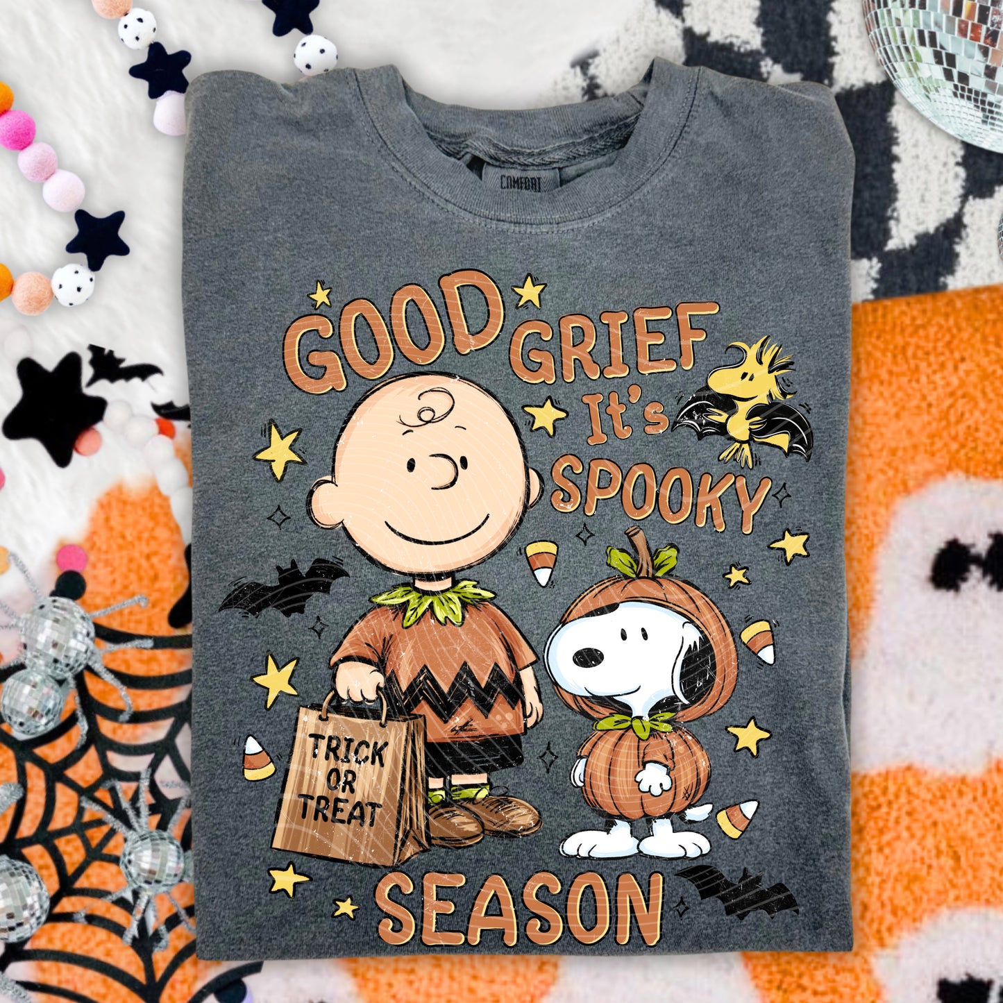 Good Grief Halloween DTF Print