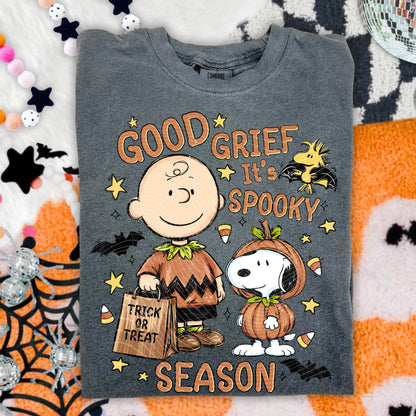 Good Grief Halloween DTF Print