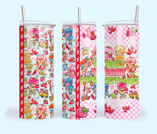 Very Berry Christmas Tumbler Wrap