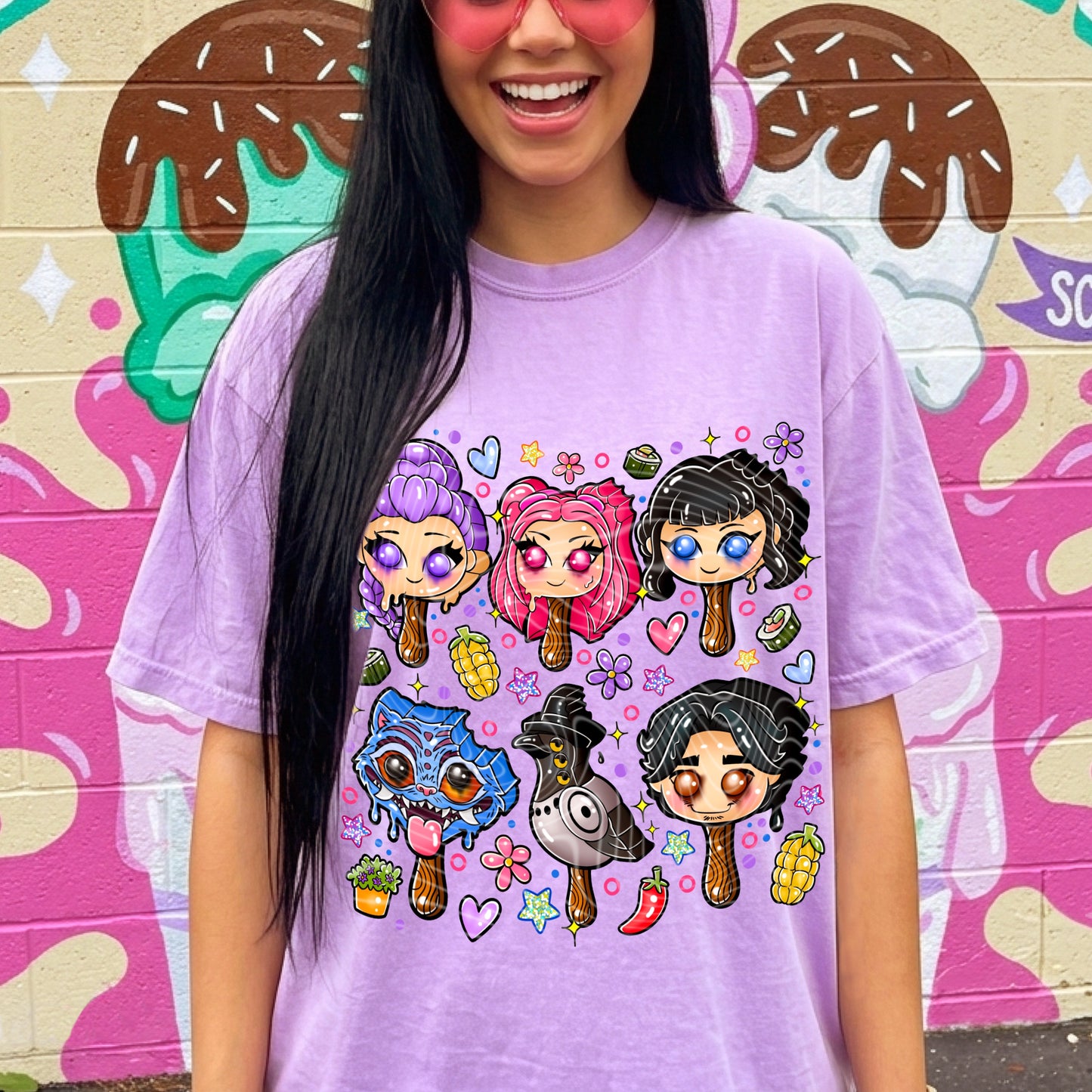 K-Pop Ice Cream DTF Print