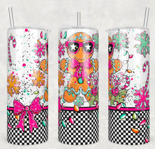 Doodle Gingerbread Tumbler Wrap