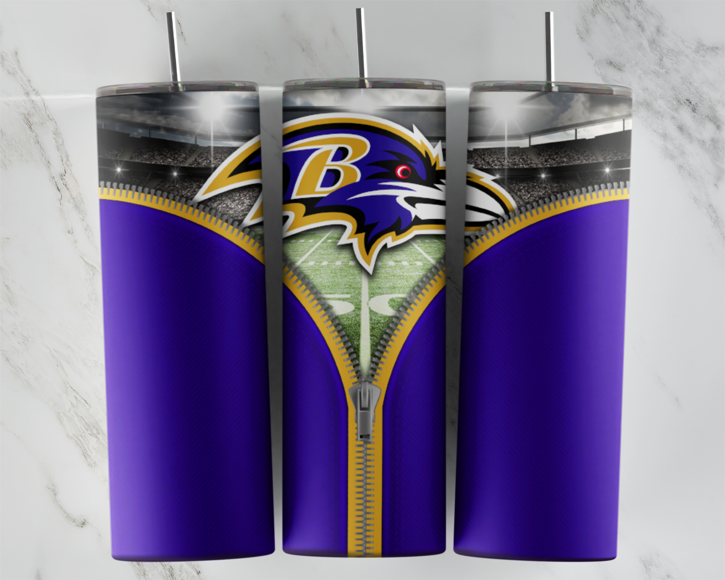 Ravens Sports Zipper Style