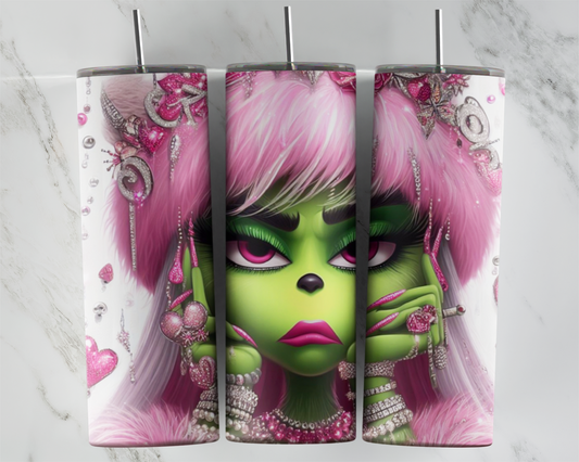 Pink Barbie Grinch 2