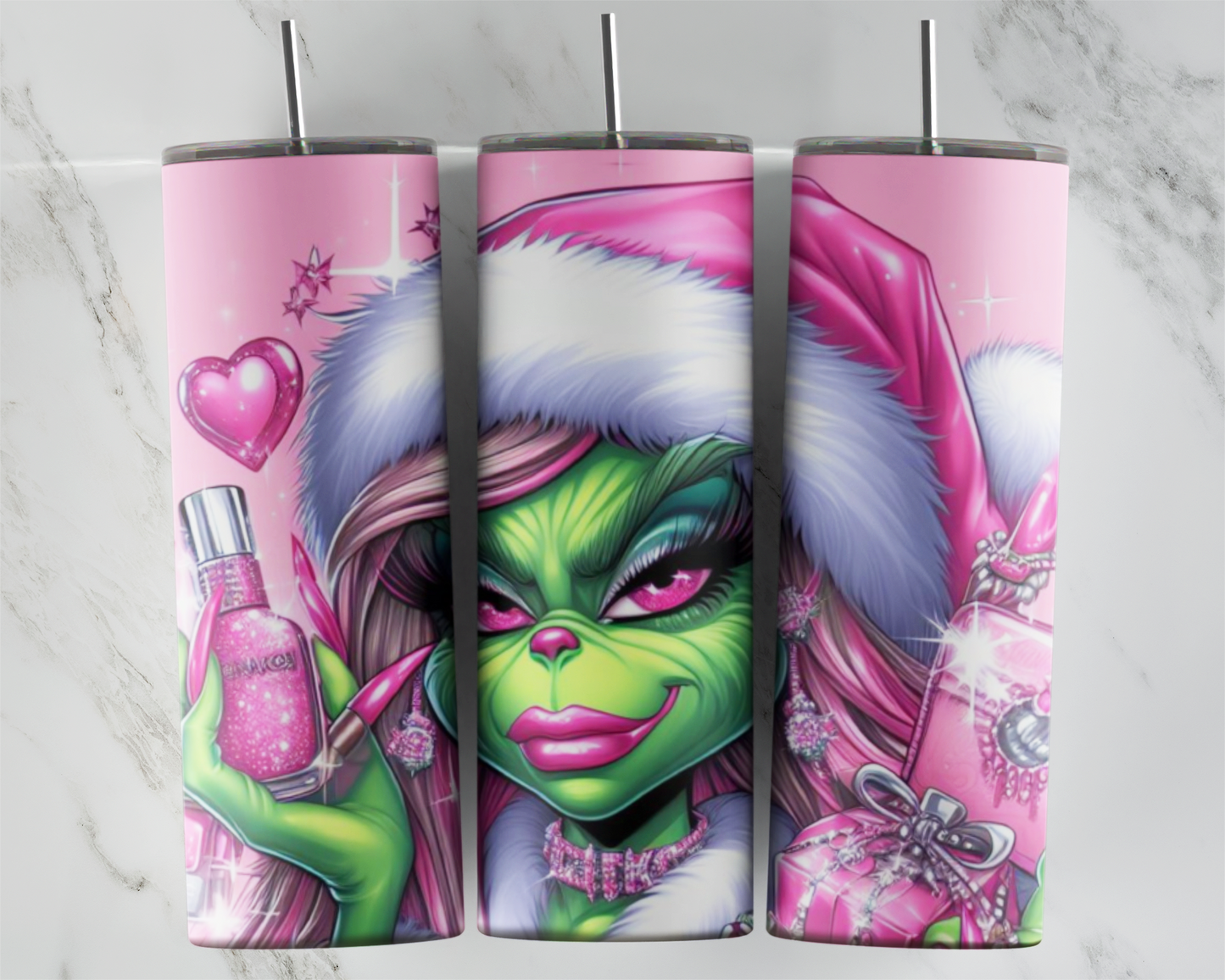 Pink Barbie Grinch 3