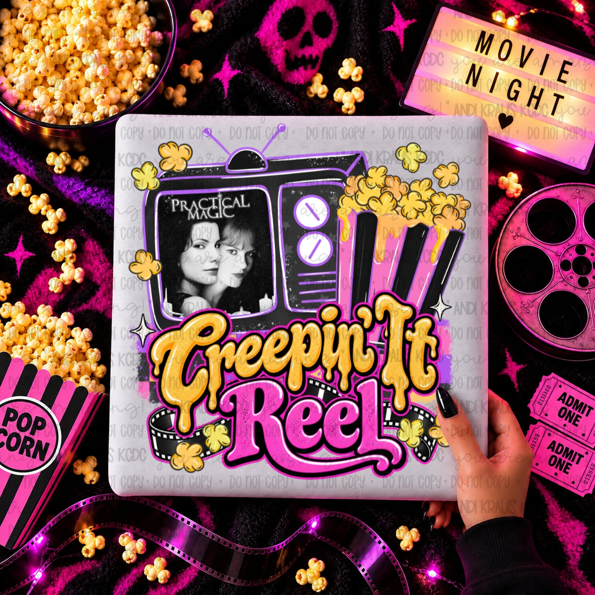 Creepin’ It Reel DTF Print