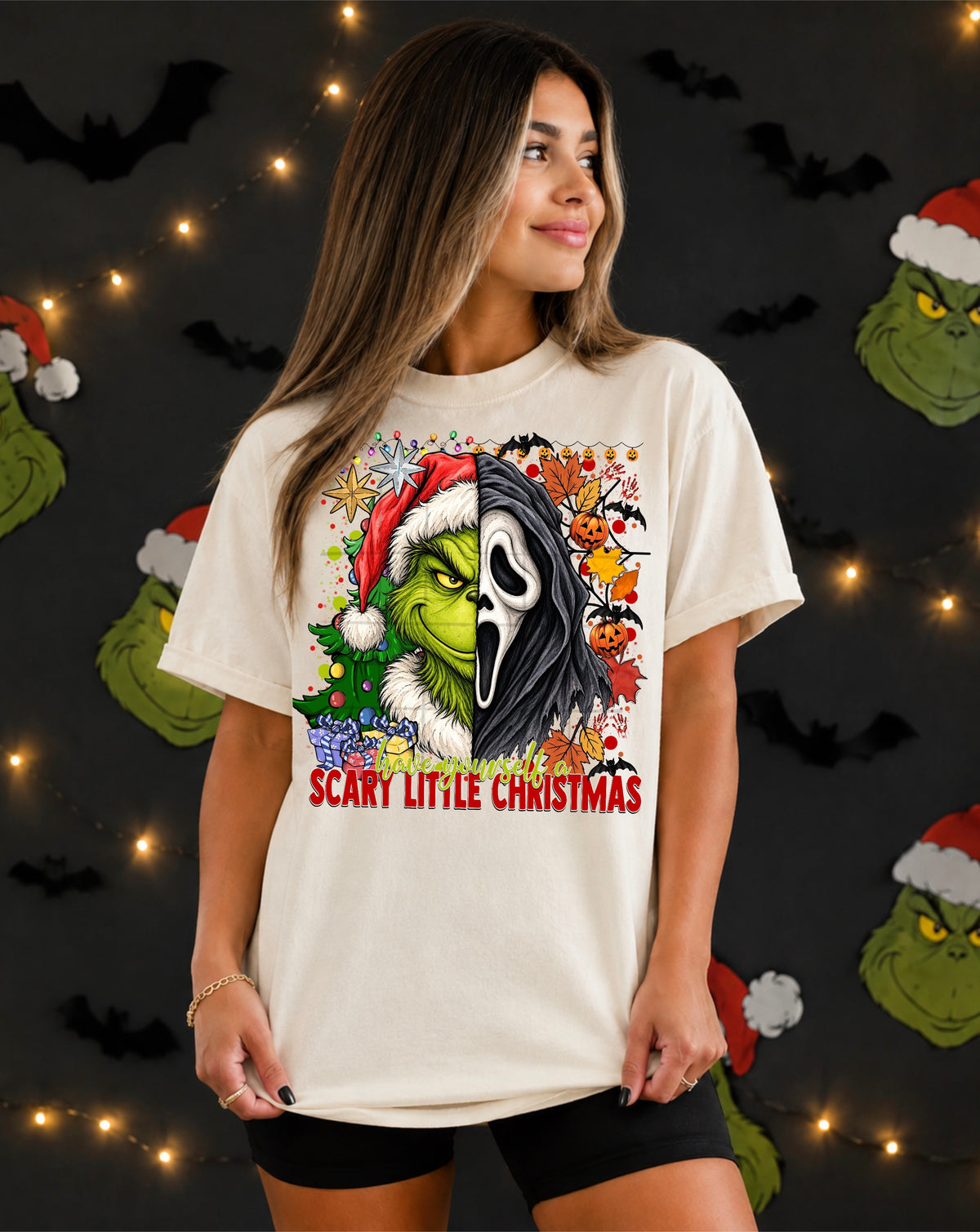 Have Yourself A Scary Little Christmas DTF Print