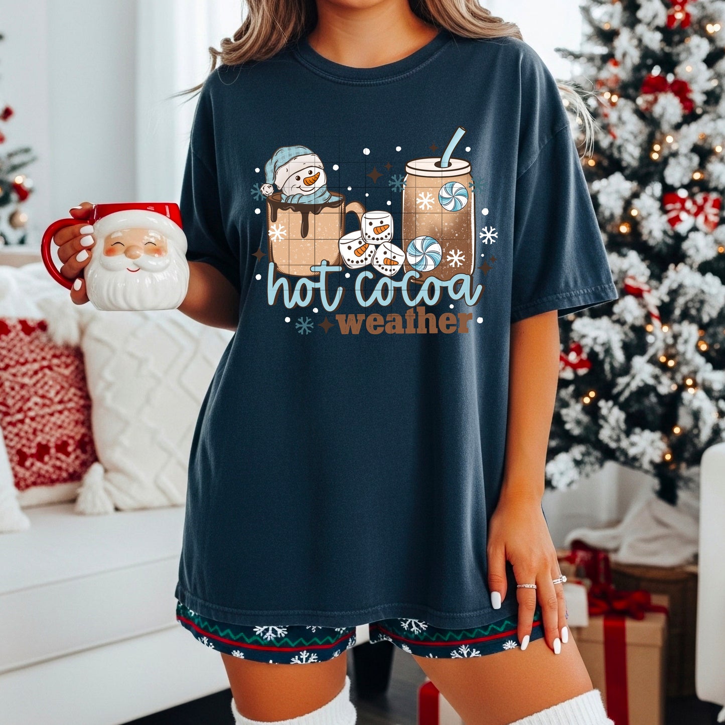 Hot Cocoa Weather DTF Print