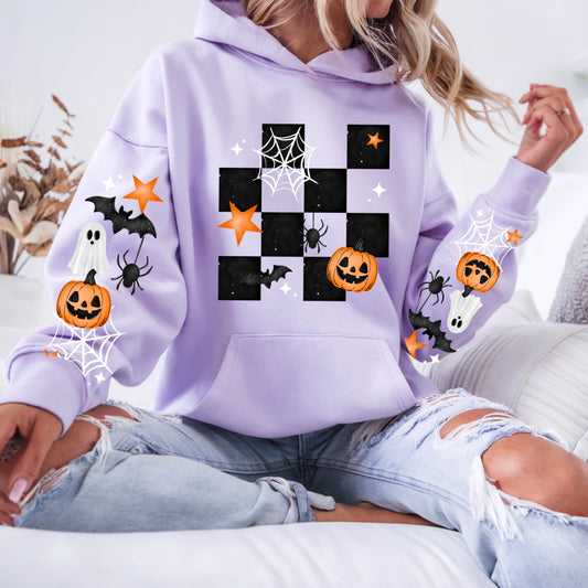 Halloween Checker DTF Print