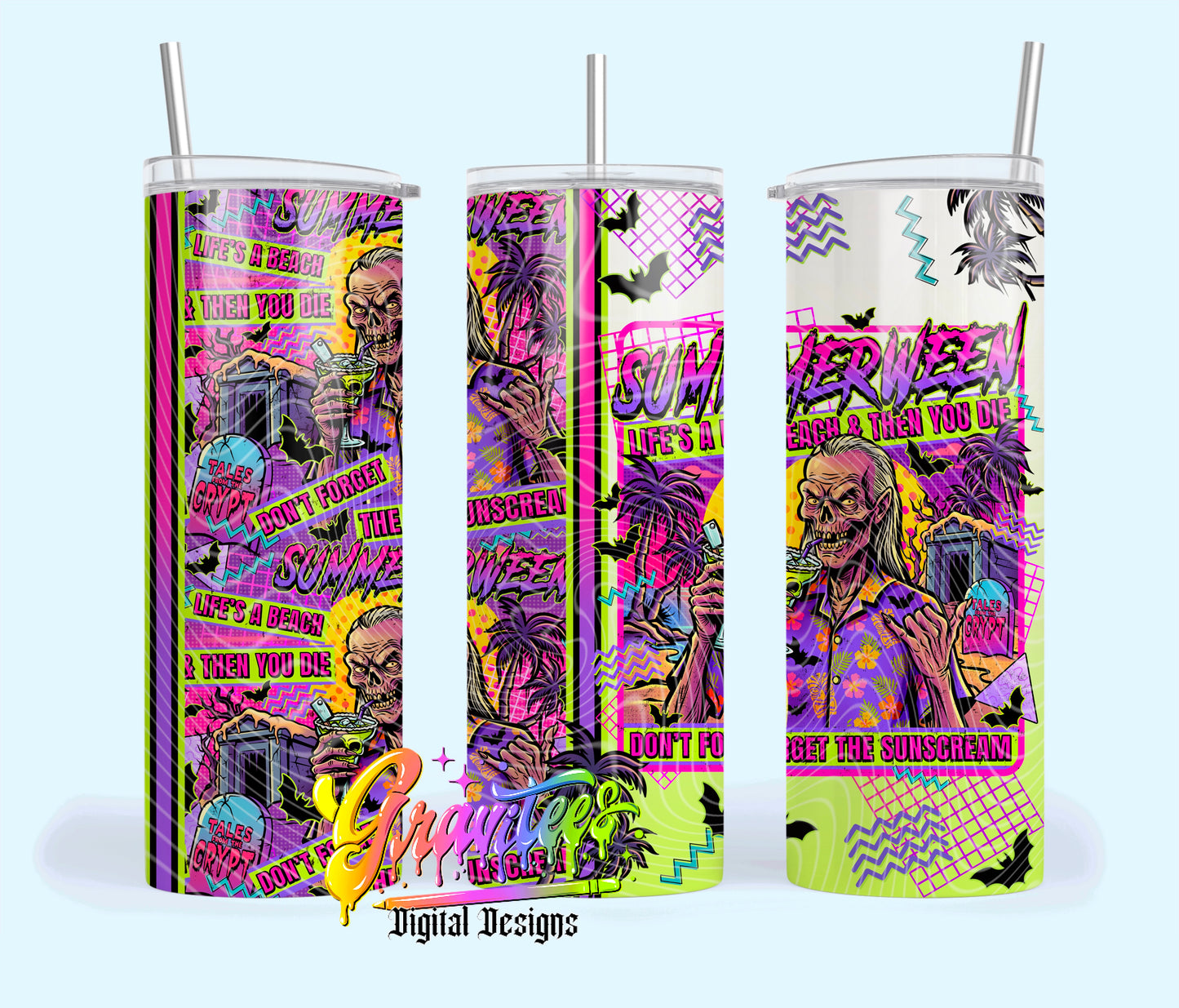 Summerween Tumbler Wrap