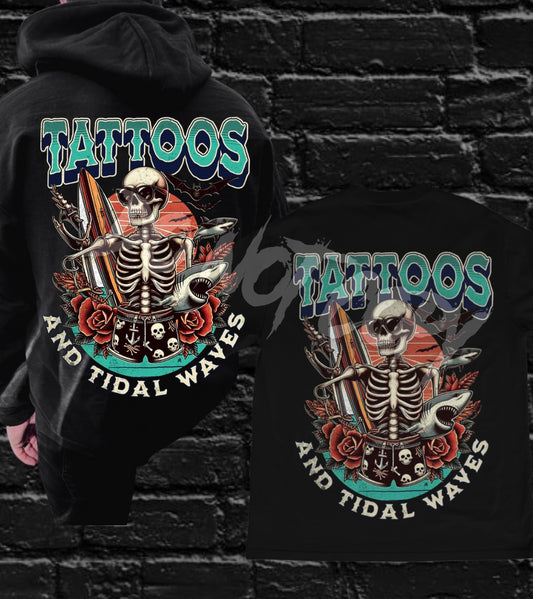Tattoos And Tidal Waves DTF Print