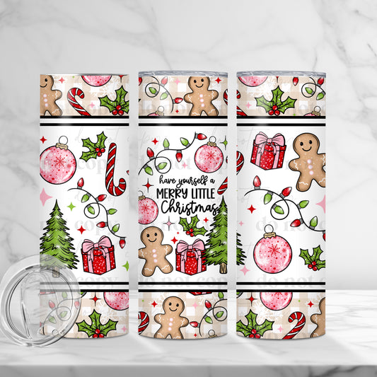 Have Yourself A Merry Little Christmas Tumbler Wrap