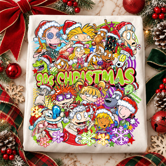 90’s Christmas Collage DTF Print