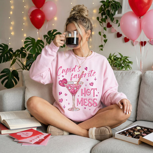 Cupid’s Favorite Hot Mess DTF Prints