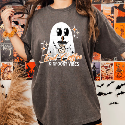 Iced Coffee & Spooky Vibes DTF Prints