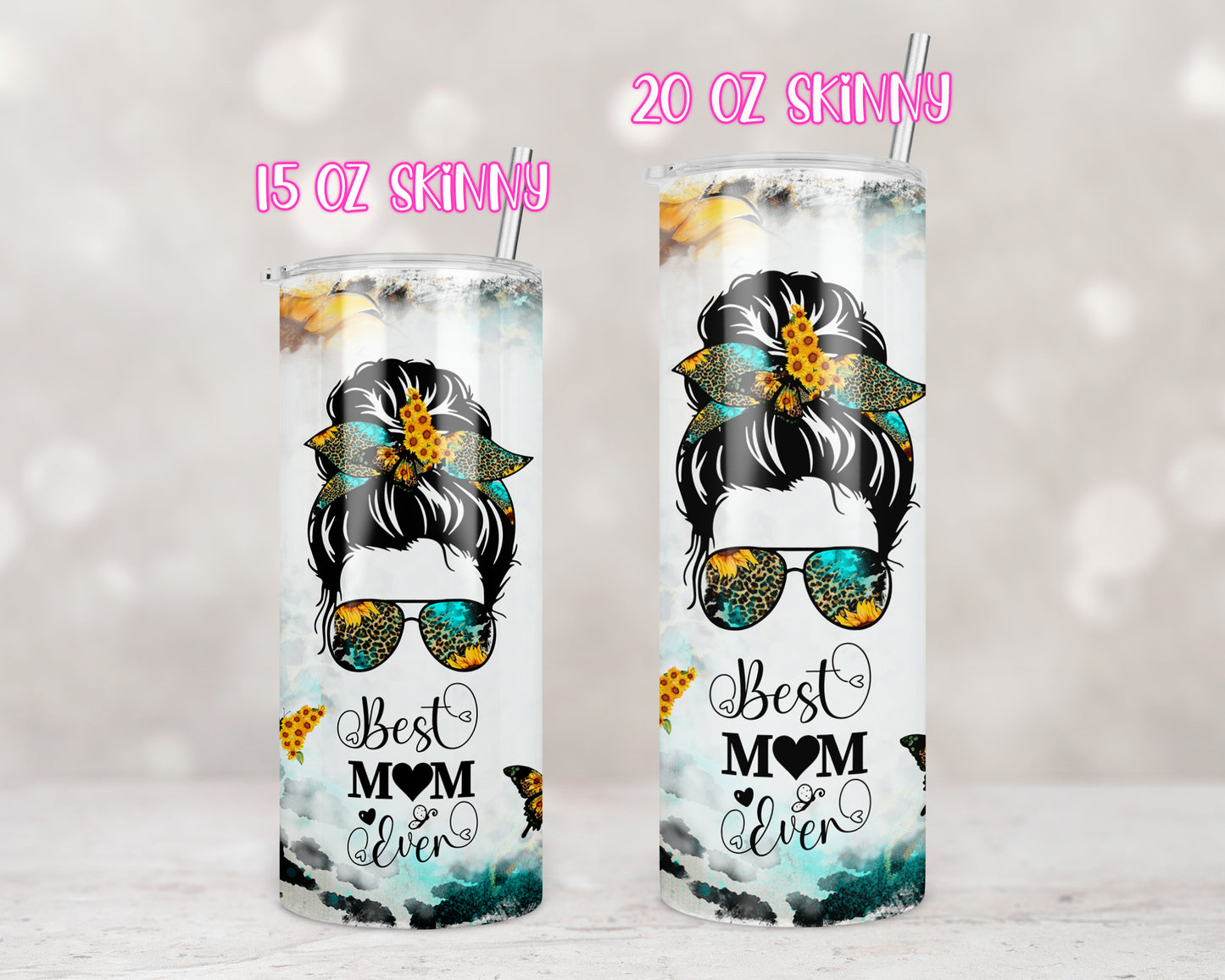 Best Mom Ever Drink Style Design Transfers