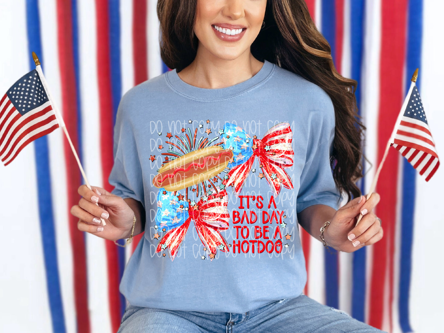 It’s A Bad Day To Be A Hot Dog DTF Print