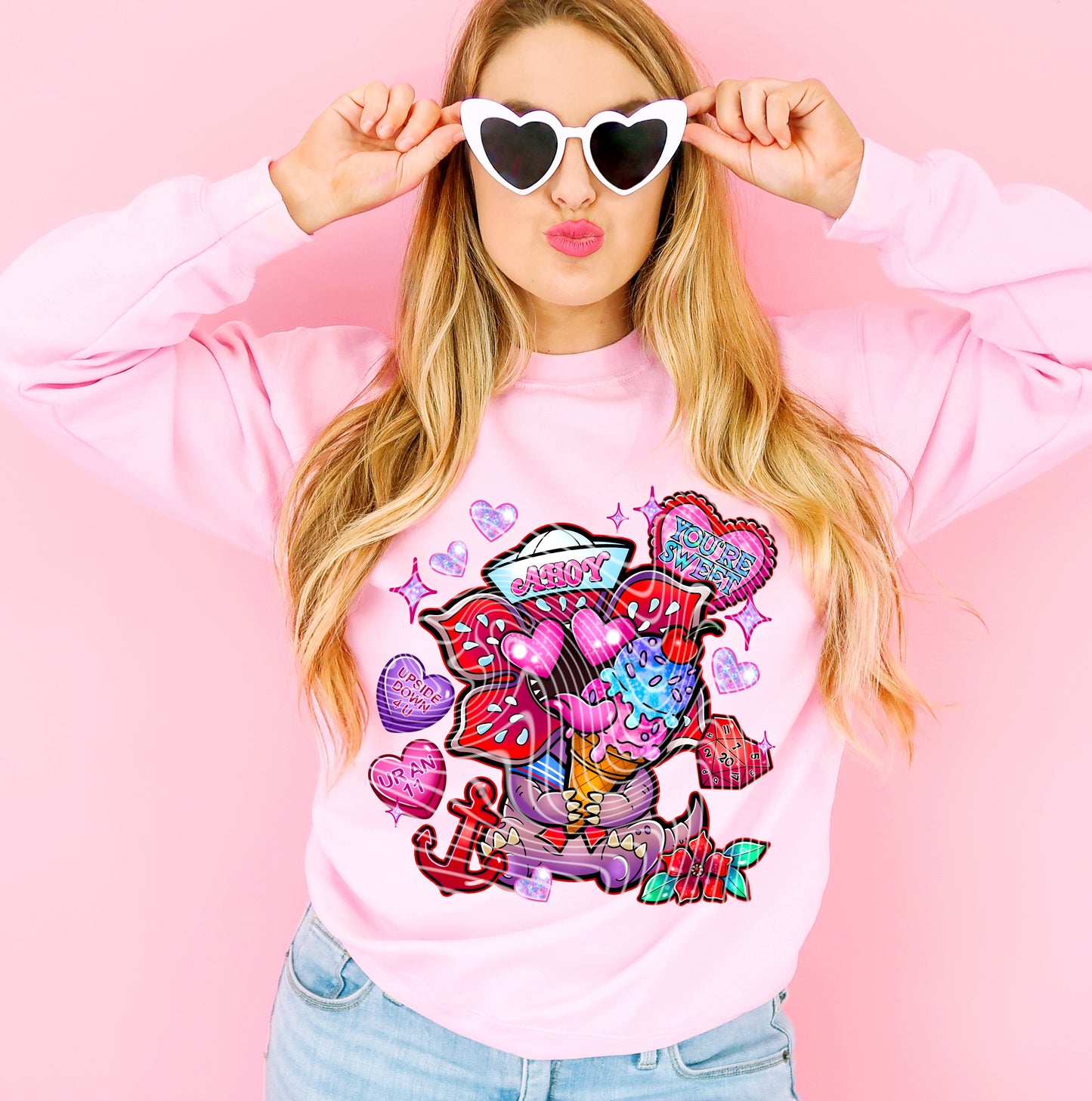 Ahoy Valentine Demogorgan DTF Print