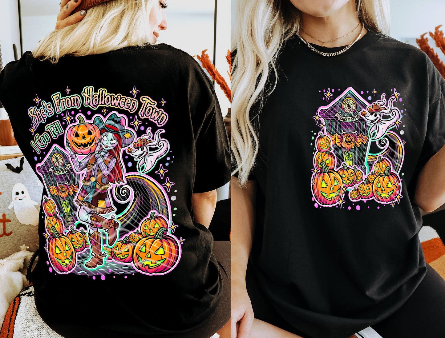 She’s From Halloween Town I Can Tell DTF Print