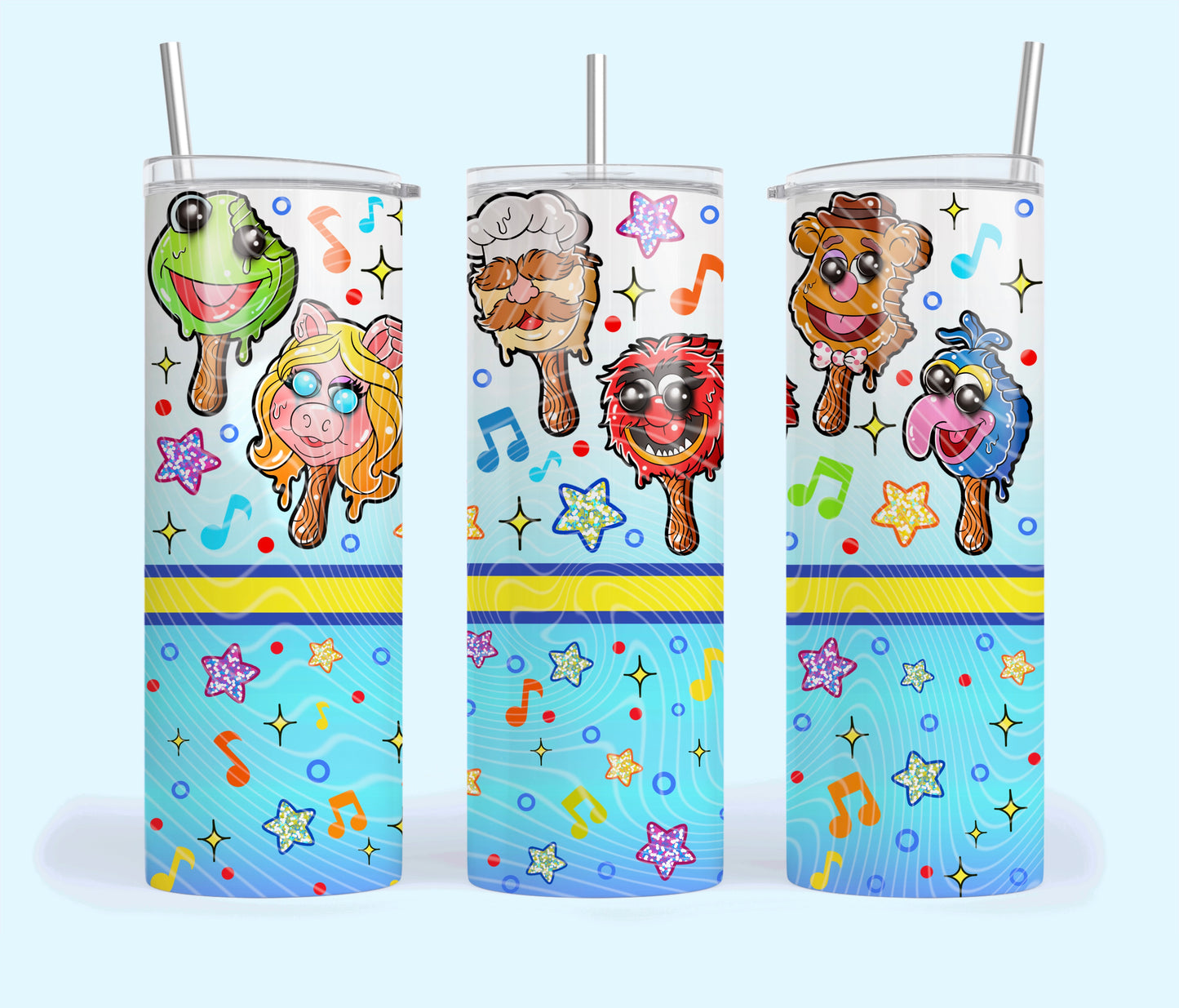 Muppet Babies Ice Cream Tumbler Wrap
