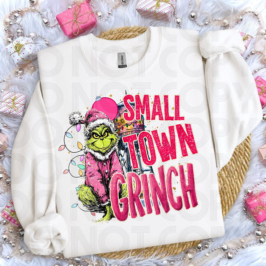 Small Town Grinch DTF Prints