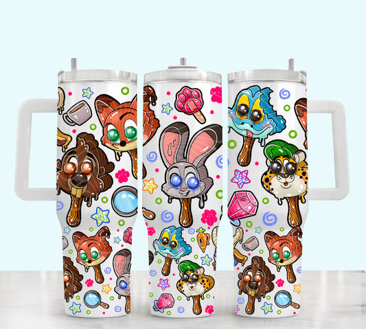 Zootopia Ice Cream 40 oz Tumbler Prints