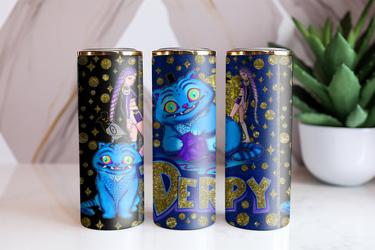 Kpop Derpy Glitter Tumbler Wrap