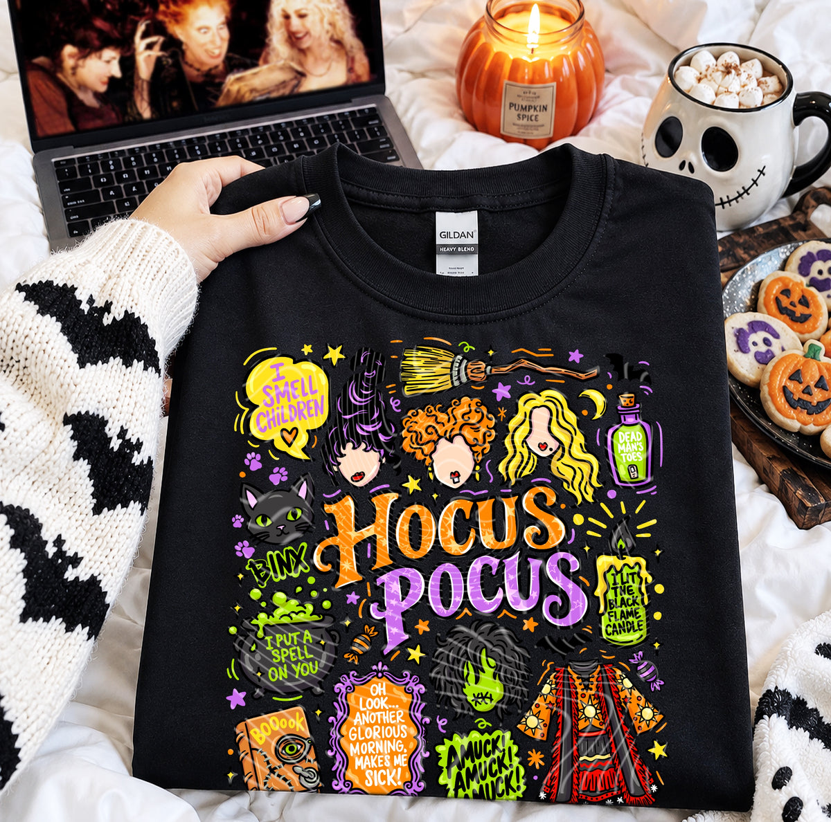 Hocus Pocus Doodle DTF Print