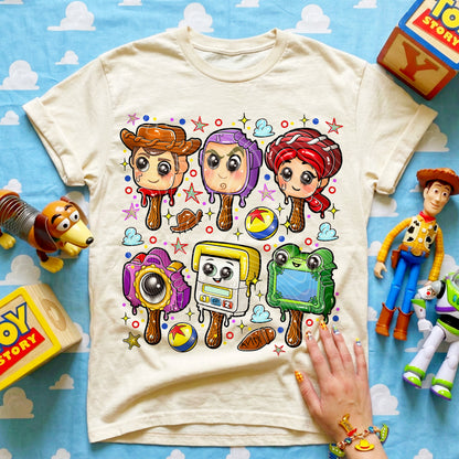 Toy Story Ice Cream DTF Print