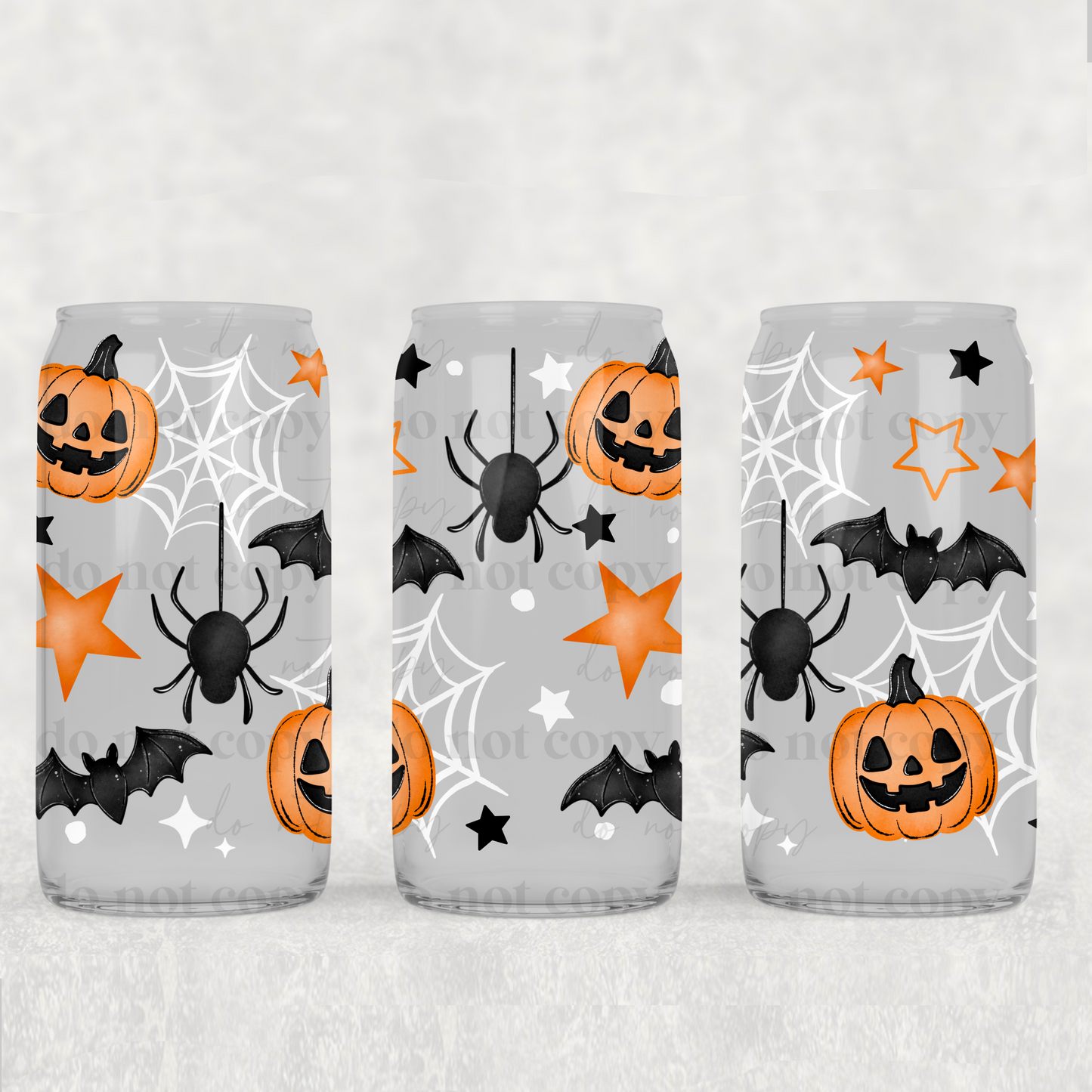 Spooky Things 16 oz Glass Wrap