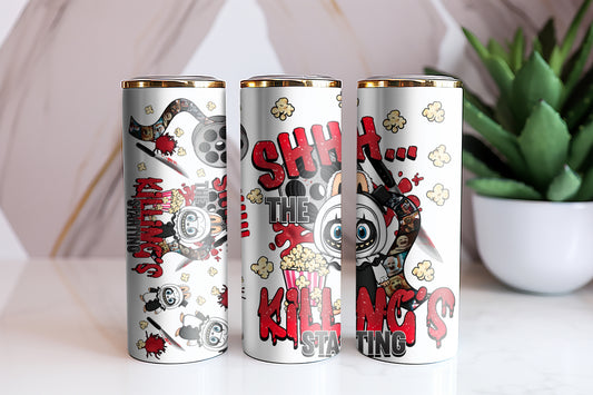 Labubu Art Clown Tumbler Wrap