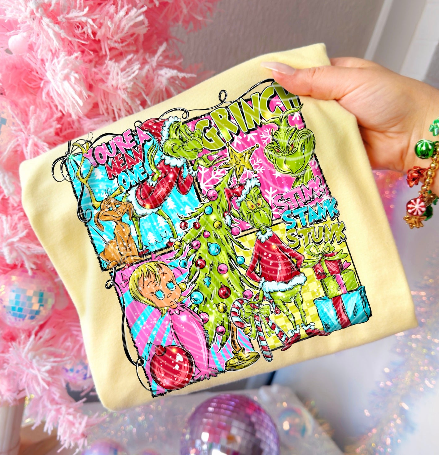 Grinch Stink Stank DTF Print
