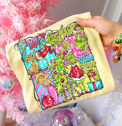 Grinch Stink Stank DTF Print