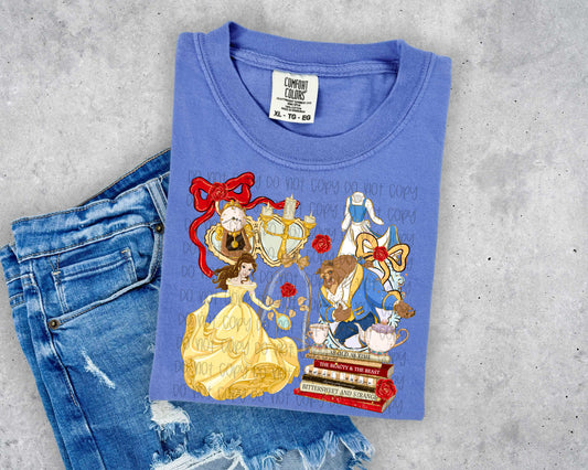 Belle Locket DTF Print
