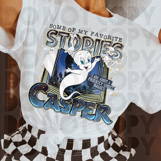 Favorite Stories Friendly Ghost DTF Prints