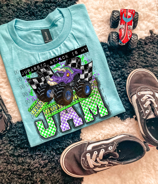 Jurassic Attack Is My Jam DTF Print