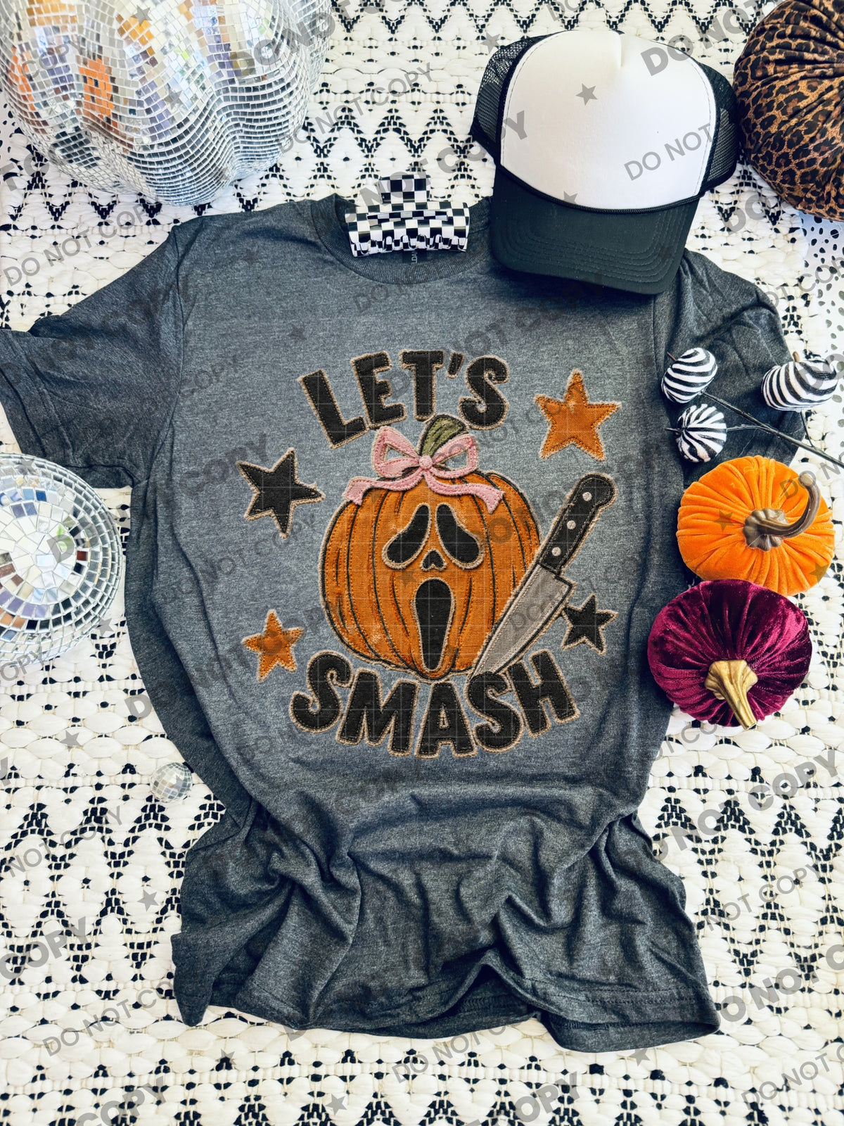 Let’s Smash (Faux Embroidery) DTF Print