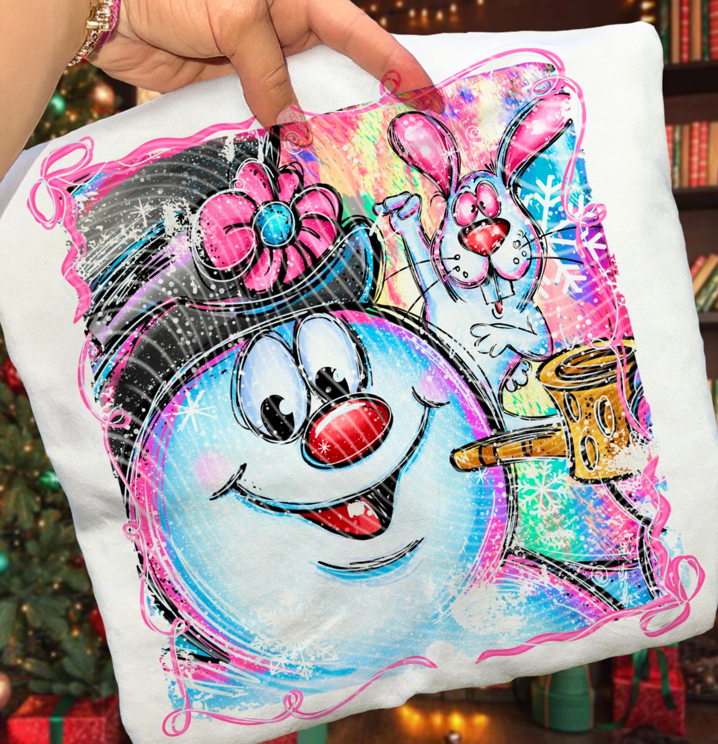 Christmas Frosty DTF Print